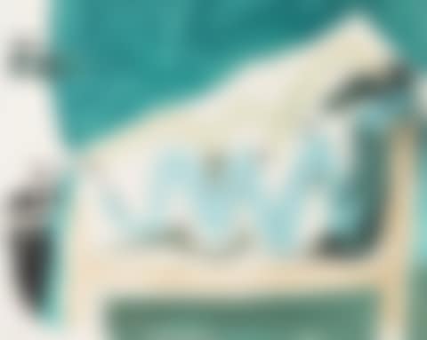 nue allongee et tete d"homme de profil (preview)