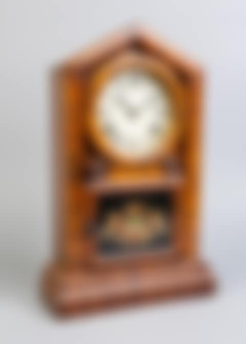 An American Welch, Lancet form mantle clock (preview)
