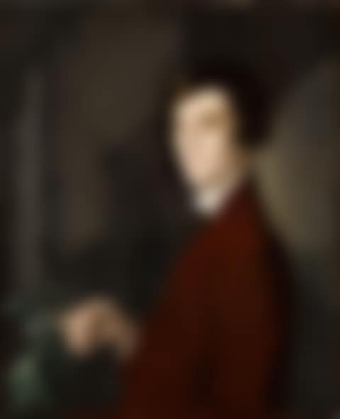 PORTRAIT OF MISS EDITH WEAVER HOLDING A LAUREL BRANCH (preview)