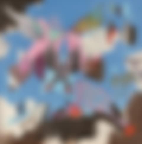 Cluster of Butterflies over Mountain (preview)