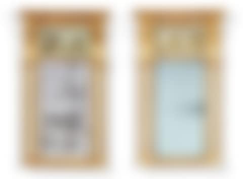 Two Classical Giltwood Eglomise Paneled Looking Glasses, New York (preview)
