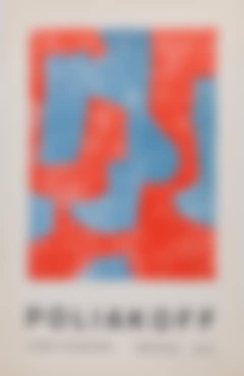 Exhibition poster. Poliakoff, 30 ottobre-26 novembre 1965, Galleria Flaviana, Locarno (preview)