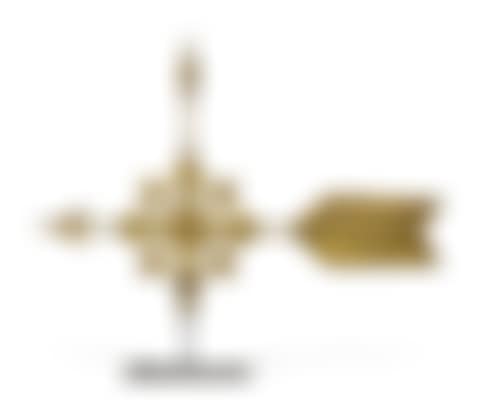 American Gilt Copper and Zinc Banner Weathervane, New England (preview)