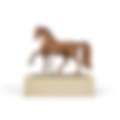 Fine Full-Bodied Cast-Iron Formal Horse Weathervane (preview)
