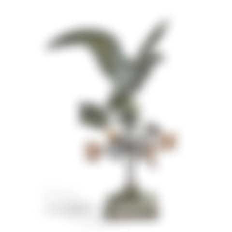 Molded Full-Bodied Sheet Copper Eagle Weathervane, Probably New York (preview)
