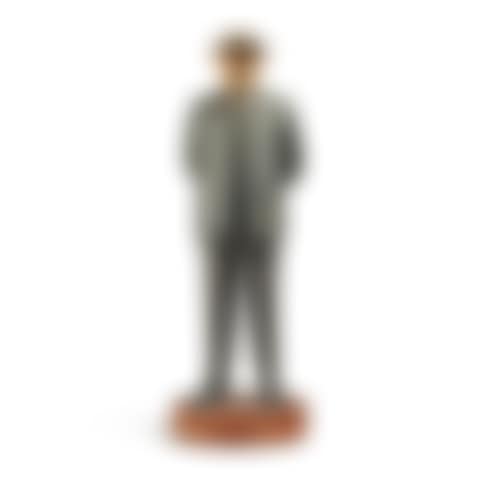 Carved and Painted Pine Figure of a Mustachioed Gentleman (preview)