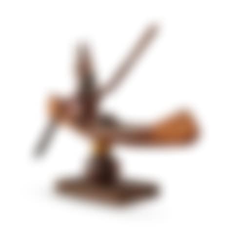 Carved and Painted Wood Cheiftan in Canoe Whirligig (preview)