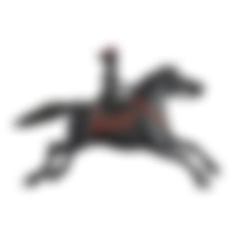 Painted 'Horse and Rider' Cast Iron Trade Sign, Cincinnati Stove Works, Cincinnati, Ohio (preview)