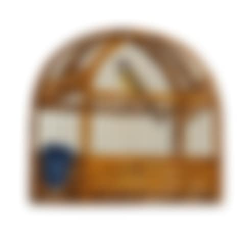 A Dutch Delft Polychrome Trompe L’oeil Birdcage Plaque (preview)