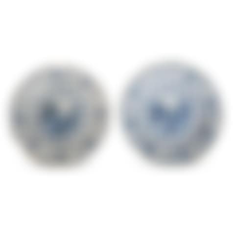 A pair of Dutch Delft Blue and White Chargers (preview)