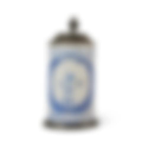 A Dutch Delft Blue and White Tankard, Second Half Century, with Pewter-Mounts (preview)