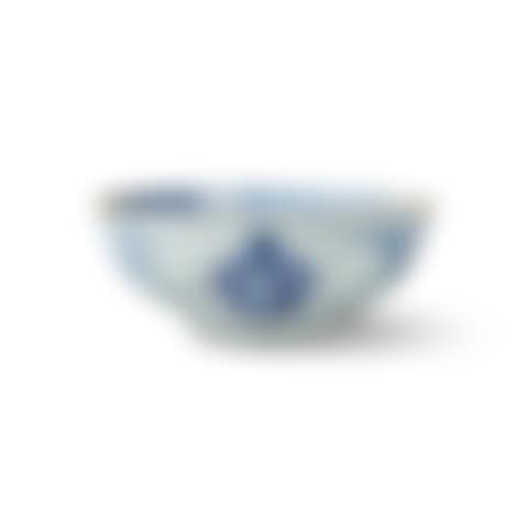 A Rare Chinese Export Blue and White Armorial Small Punch Bowl Qing Dynasty, Yongzheng Period (preview)