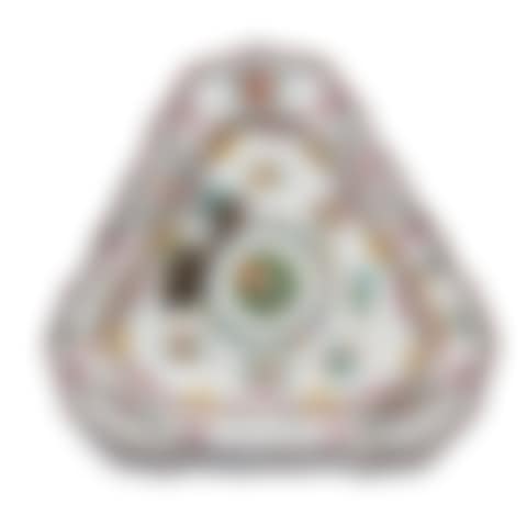 A Rare Chinese Export Painted Enamel Triangular Armorial Dish for the Portuguese Market Qing Dynasty, Qianlong Period (preview)