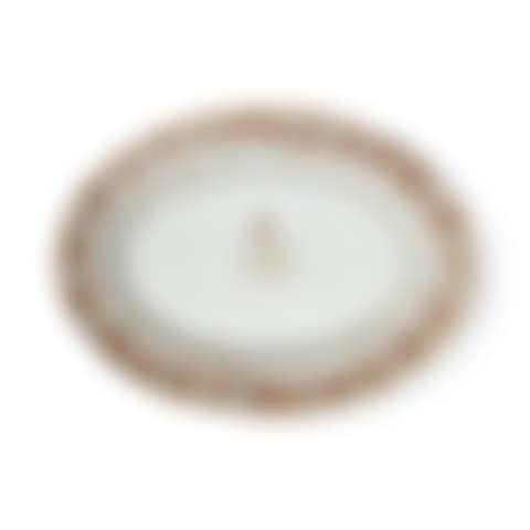 A Small Chinese Export Initialed Oval Platter Qing Dynasty, Qianlong/ Jiaqing Period (preview)