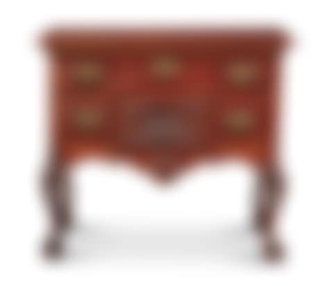 Exceptional Chippendale Carved and Figured Mahogany Dressing Table, Carving Attributed to John Pollard (1740-1787), Philadelphia, Pennsylvania (preview)