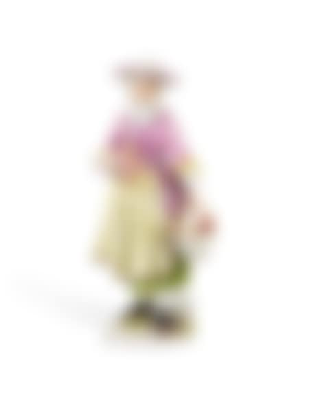 A MEISSEN PORCELAIN FIGURE OF A STREET VENDOR FROM THE "CRYES OF LONDON" SERIES (preview)