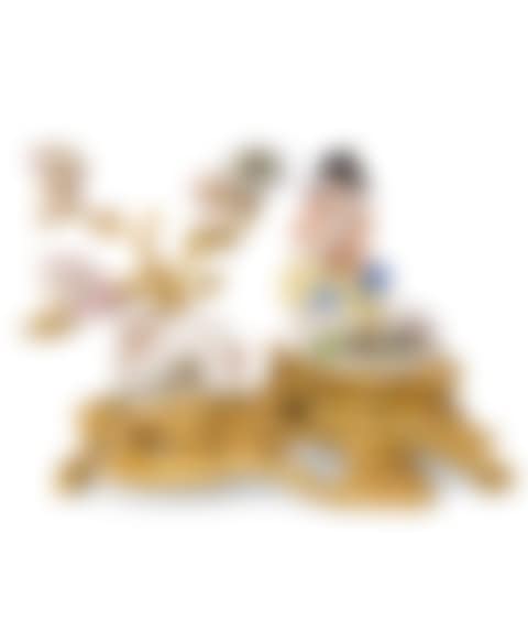 AN ORMOLU-MOUNTED MEISSEN PORCELAIN FIGURE OF A SHEPHERD AND A MODEL OF A SHEEP (preview)