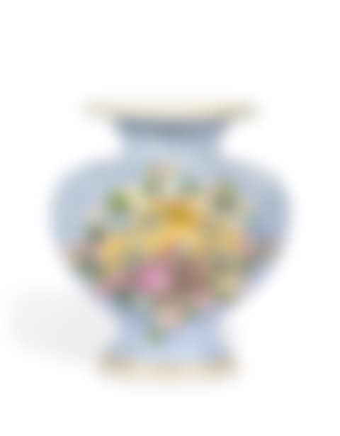 A MEISSEN PORCELAIN FLOWER-ENCRUSTED VASE (preview)