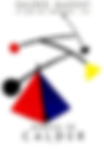 Poster “Calder"s Mobiles” Galerie Maeght 13 Rue de Téhéran (preview)