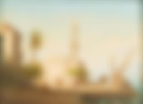 Orientalist animated landscape. (preview)
