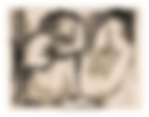 Femme assise et dormeuse (preview)