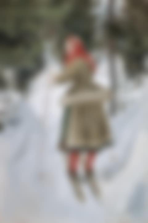Girl from Mora Skiing (preview)