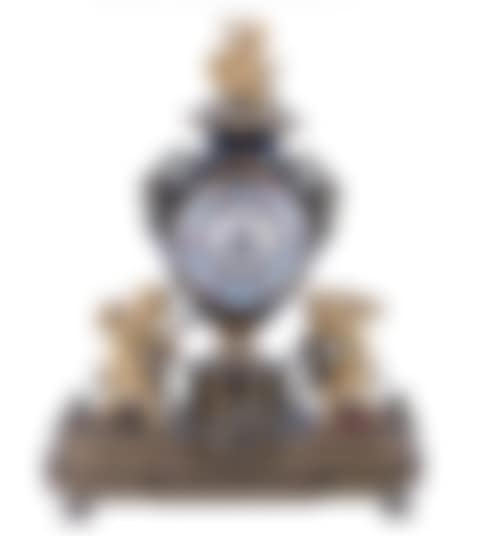 ENAMEL FRENCH MANTEL CLOCK (preview)