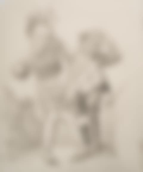 Cave Of The Winds study for the cover of the Saturday Evening Post (preview)