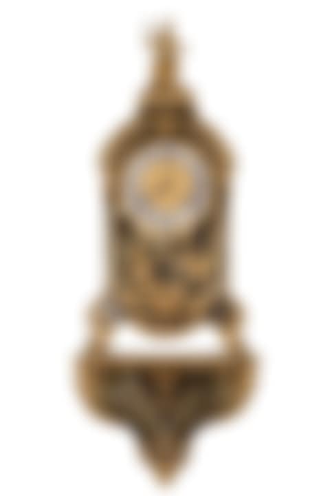 FRENCH GILT BRONZE FIGURAL BOULLE BRACKET CLOCK WITH BRACKET (preview)