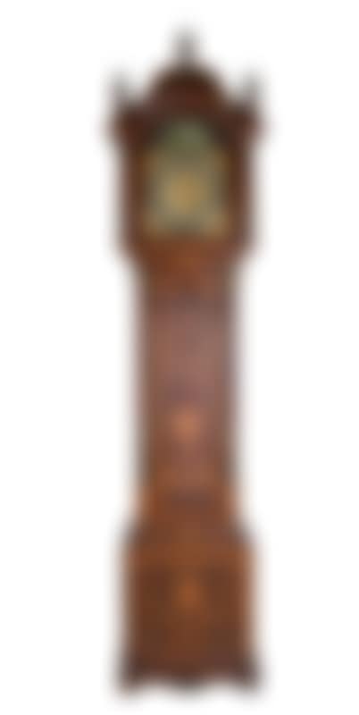 DUTCH MARQUETRY INLAID TALL CASE CLOCK (preview)