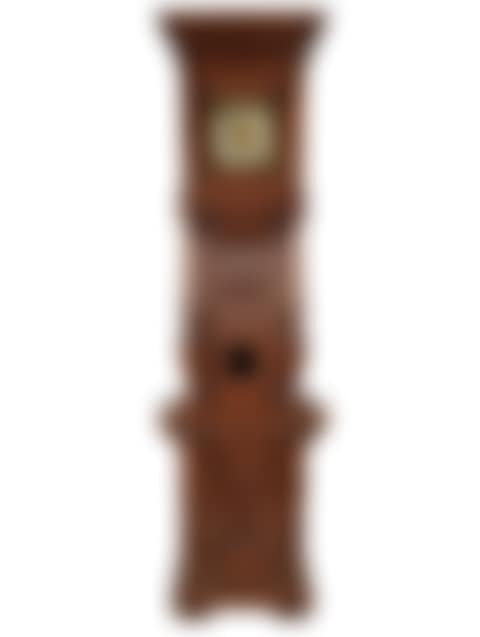 GERMAN CARVED OAK TALL CASE CLOCK (preview)