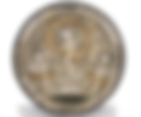ITALIAN PAINTED & PARCEL GILT ROUNDEL (preview)