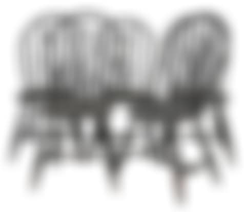 SET OF FIVE AMERICAN BLACK-PAINTED WINDSOR CHAIRS (preview)