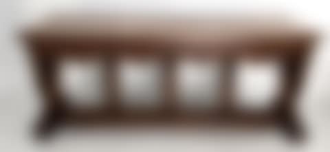ITALIAN CARVED OAK LIBRARY TABLE (preview)