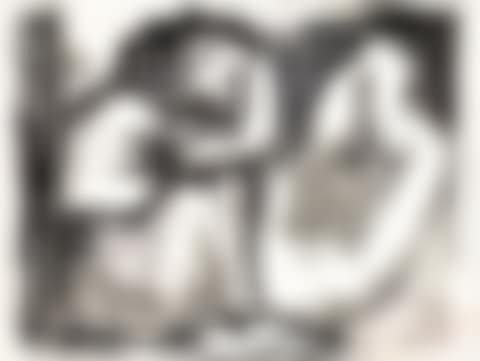 Woman seated and sleeping (preview)