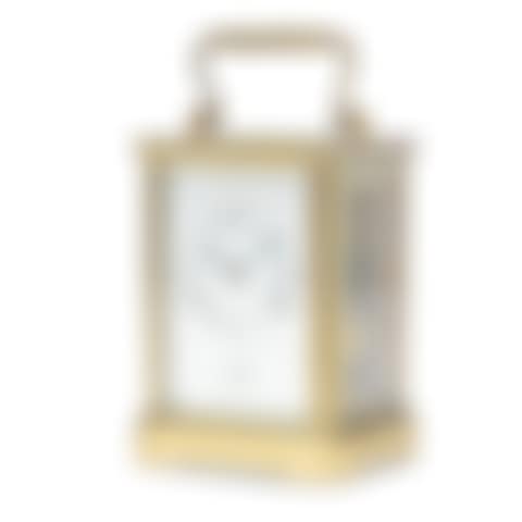 A French brass carriage clock with alarm subsidiary and cylinder platform escapement (preview)