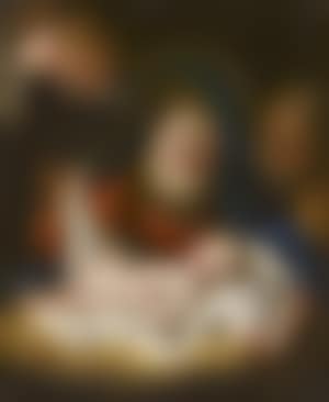 The Holy Family with two angels (preview)