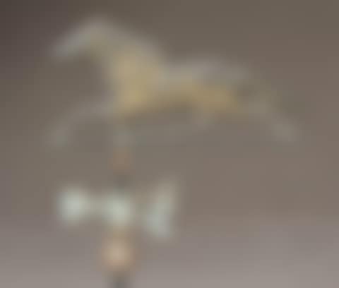 American Parcel Gilt Molded Copper and Zinc Running Horse Weathervane (preview)