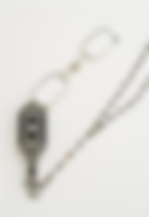 Art Deco Platinum, 18-Karat White-Gold, Diamond and Black Onyx Lorgnette and Chain (preview)