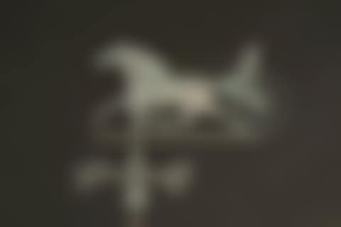 American Molded Copper "Driver, Sulky and Horse" Weathervane on Directional Stand (preview)