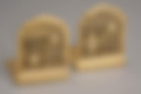Pair of Tiffany Studios Gilt Bronze "Bookmark" Bookends (preview)
