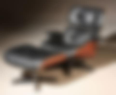 Rosewood and Black Leather "670" Lounge Chair and "671" Ottoman (preview)