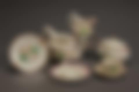 Large Group of Gaudy Dutch "Strawberry" Teawares (preview)