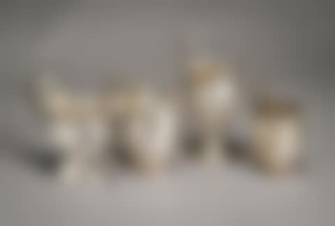 Four American Silver Creamers (preview)