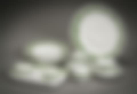 Green "Vine Leaf" Assembled Part Dinner Service (preview)