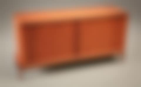 Danish Teak Double Tambour-Front Credenza (preview)