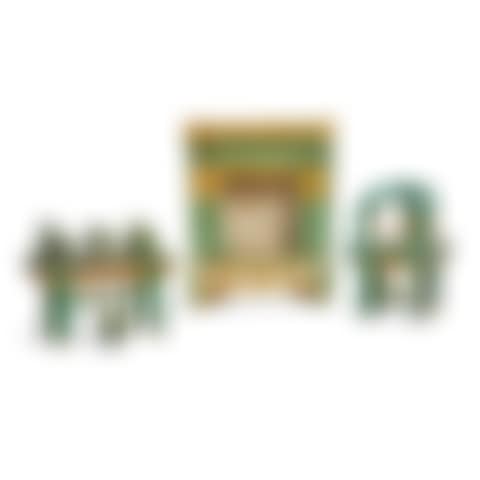 A GROUP CHINESE OF GREEN- AND-AMBER-GLAZED POTTERY FUNERARY OBJECTS (preview)
