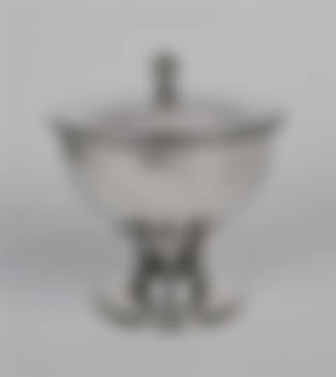 DANISH SILVER COVERED LOUVRE BOWL (preview)