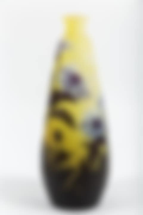 THISTLE DECORATED CAMEO GLASS VASE (preview)