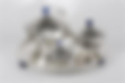 ITALIAN FOUR PIECE TEA SERVICE ON TRAY (preview)